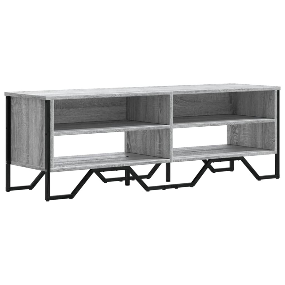 (grey sonoma, 122 x 34 x 41 cm) vidaXL TV Cabinet TV Stand TV Unit Media Cabinet Grey Sonoma Engineered Wood