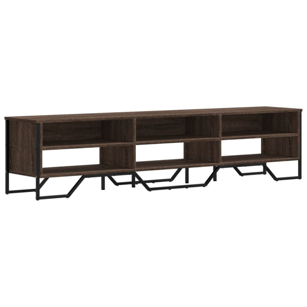 (brown oak, 180 x 34 x 41 cm) vidaXL TV Cabinet TV Stand TV Unit Media Cabinet Grey Sonoma Engineered Wood