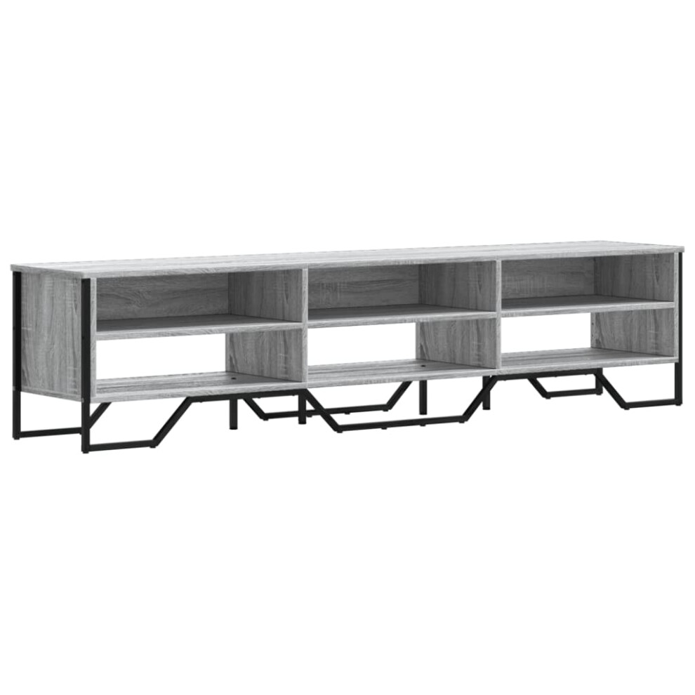 (grey sonoma, 180 x 34 x 41 cm) vidaXL TV Cabinet TV Stand TV Unit Media Cabinet Grey Sonoma Engineered Wood