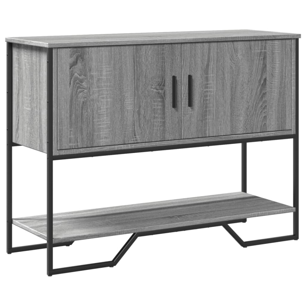 Vidaxl (Grey Sonoma) Console Table End Table Accent Side Table Grey Sonoma Engineered Wood