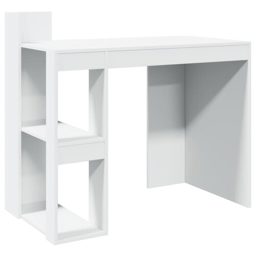 VidaXL (white) vidaXL Office Desk Computer Desk Writing Table Study Table Engineered Wood 1