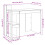 VidaXL (black) vidaXL Office Desk Computer Desk Writing Table Study Table Engineered Wood 4