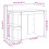 VidaXL (white) vidaXL Office Desk Computer Desk Writing Table Study Table Engineered Wood 4