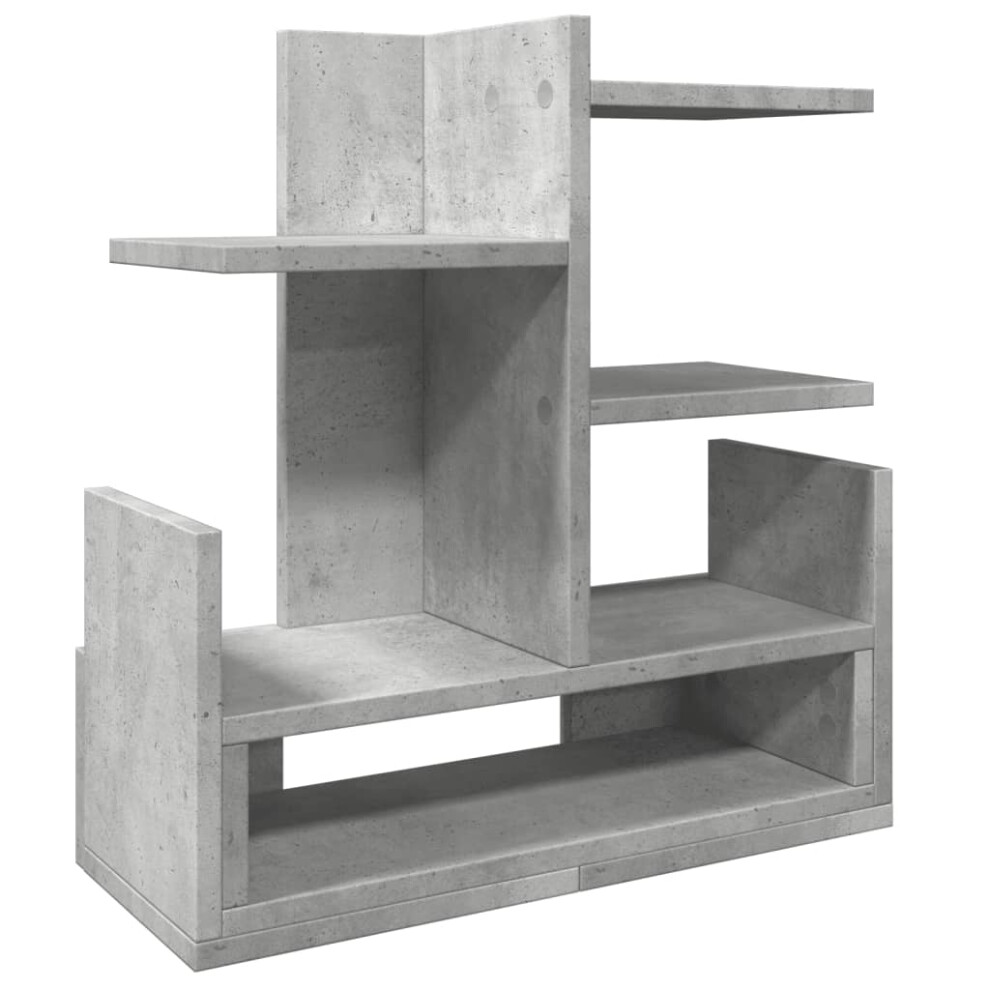 Vidaxl (Concrete Grey) Desk Organiser Office Tray Organiser File Organiser Engineered Wood