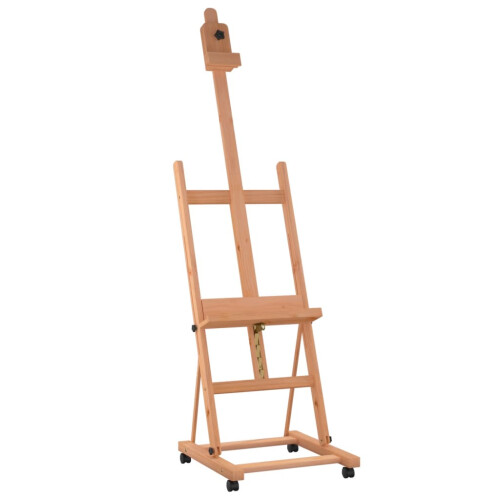 VidaXL vidaXL Easel Stand Wooden Artist Easel Floor Studio Easel Solid Beech Wood