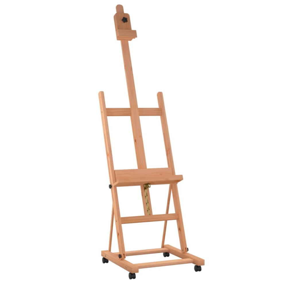 vidaXL Easel Stand Wooden Artist Easel Floor Studio Easel Solid Beech Wood