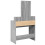 VidaXL (grey sonoma) vidaXL Dressing Table with Mirror Cosmetic Table Vanity Desk Makeup Table 6