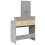 VidaXL (concrete grey) vidaXL Dressing Table with Mirror Cosmetic Table Vanity Desk Makeup Table 6