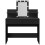 VidaXL (black) vidaXL Dressing Table with LED Cosmetic Table Vanity Makeup Table Grey Sonoma 5
