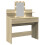 VidaXL (sonoma oak) vidaXL Dressing Table with LED Cosmetic Table Vanity Makeup Table Grey Sonoma 5