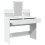VidaXL (white) vidaXL Dressing Table with LED Cosmetic Table Vanity Makeup Table Grey Sonoma 9