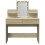 VidaXL (sonoma oak) vidaXL Dressing Table with LED Cosmetic Table Vanity Makeup Table Grey Sonoma 3