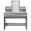 VidaXL (grey sonoma) vidaXL Dressing Table with LED Cosmetic Table Vanity Makeup Table Grey Sonoma 5