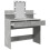 VidaXL (concrete grey) vidaXL Dressing Table with LED Cosmetic Table Vanity Makeup Table Grey Sonoma 9