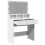 VidaXL (white) vidaXL Dressing Table with LED Cosmetic Table Vanity Makeup Table Smoked Oak 9