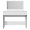 VidaXL (white) vidaXL Dressing Table with LED Cosmetic Table Vanity Makeup Table Brown Oak 5