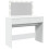 VidaXL (white) vidaXL Dressing Table with LED Cosmetic Table Vanity Makeup Table Brown Oak 8