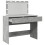 VidaXL (concrete grey) vidaXL Dressing Table with LED Cosmetic Table Vanity Makeup Table Brown Oak 9