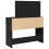 VidaXL (black) vidaXL Dressing Table with LED Cosmetic Table Vanity Makeup Table Brown Oak 4
