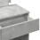 VidaXL (concrete grey) vidaXL Dressing Table with LED Cosmetic Table Vanity Makeup Table Brown Oak 11