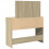 VidaXL (sonoma oak) vidaXL Dressing Table with LED Cosmetic Table Vanity Makeup Table Brown Oak 5