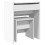 VidaXL (white) vidaXL Dressing Table and Stool Bedroom Cosmetic Table Vanity Makeup Table 2