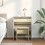 VidaXL (sonoma oak) vidaXL Dressing Table and Stool Bedroom Cosmetic Table Vanity Makeup Table 3