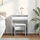 VidaXL (white) vidaXL Dressing Table and Stool Bedroom Cosmetic Table Vanity Makeup Table 3