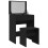 VidaXL (black) vidaXL Dressing Table and Stool Bedroom Cosmetic Table Vanity Makeup Table 8