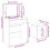 VidaXL (grey sonoma) vidaXL Dressing Table and Stool Bedroom Cosmetic Table Vanity Makeup Table 4
