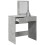 VidaXL (concrete grey) vidaXL Dressing Table with Mirror Cosmetic Table Makeup Table Grey Sonoma 8