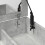 VidaXL (concrete grey) vidaXL Dressing Table with Mirror Cosmetic Table Makeup Table Grey Sonoma 9