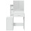 VidaXL (white) vidaXL Dressing Table with Cabinet Cosmetic Table Vanity Desk Makeup Table 5