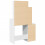 VidaXL (white) vidaXL Dressing Table with Cabinet Cosmetic Table Vanity Desk Makeup Table 7