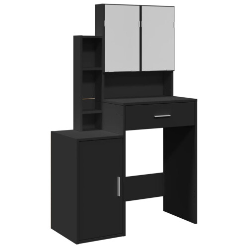 VidaXL (black) vidaXL Dressing Table with Cabinet Cosmetic Table Vanity Desk Makeup Table