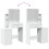 VidaXL (white) vidaXL Dressing Table with Cabinet Cosmetic Table Vanity Desk Makeup Table 9