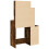 VidaXL (smoked oak) vidaXL Dressing Table with Cabinet Cosmetic Table Vanity Desk Makeup Table 7