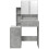 VidaXL (concrete grey) vidaXL Dressing Table with Cabinet Cosmetic Table Vanity Desk Makeup Table 5