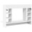 VidaXL (white) vidaXL Wall-Mounted Desk Home Folding Table Drop-Leaf Table Engineered Wood 6