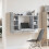 VidaXL (concrete grey) vidaXL Wall-Mounted Desk Home Folding Table Drop-Leaf Table Engineered Wood 3