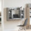 VidaXL (grey sonoma) vidaXL Wall-Mounted Desk Home Folding Table Drop-Leaf Table Engineered Wood 3