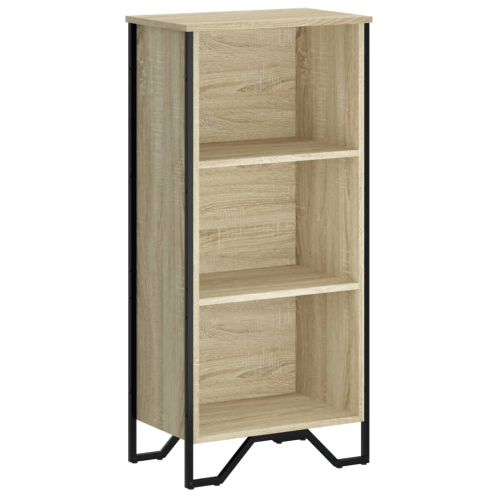 vidaXL - Bookcase - Engineered Wood - 50 x 31 x 106 cm - Brown - Image 2