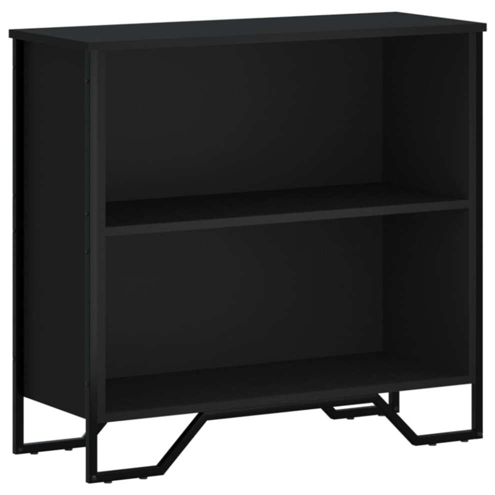 (black, 80 x 31 x 74.5 cm) vidaXL Bookcase Bookshelf Book Rack Storage Cabinet Sonoma Oak Engineered Wood