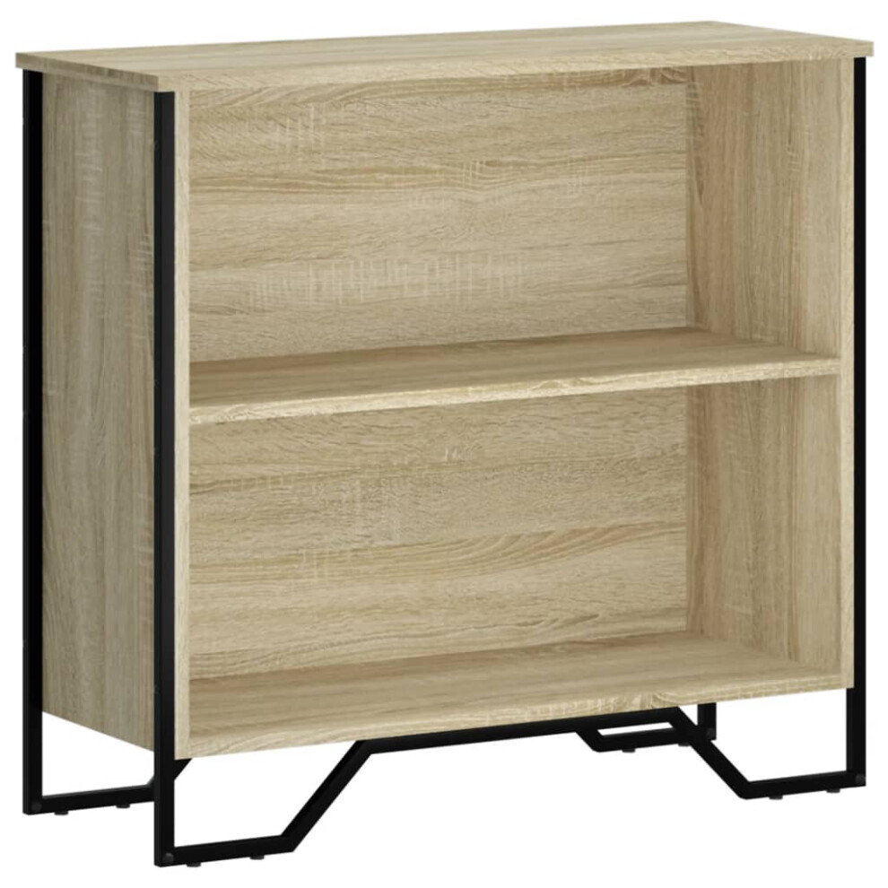 VIDAXL Oak Bookcase - 2 Shelf - Image 3