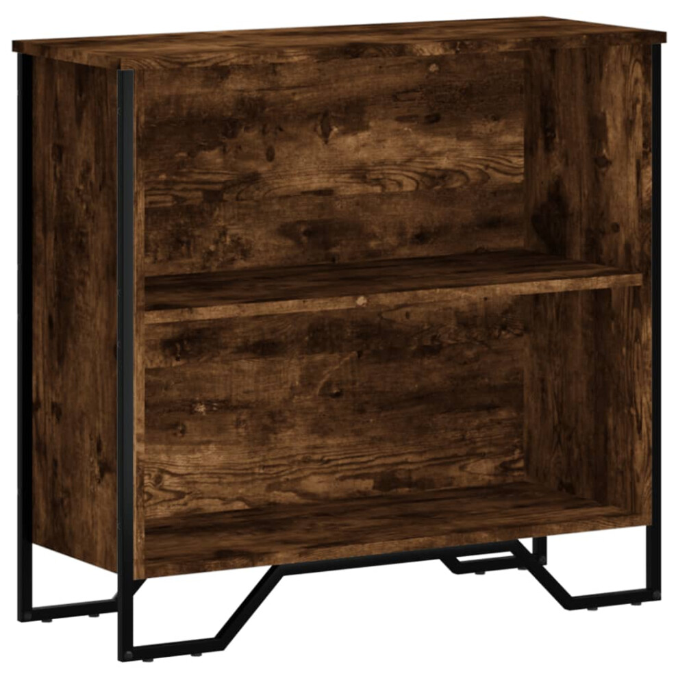 VIDAXL - Bookcase - 80x31x74.5 cm - Brown - Image 2