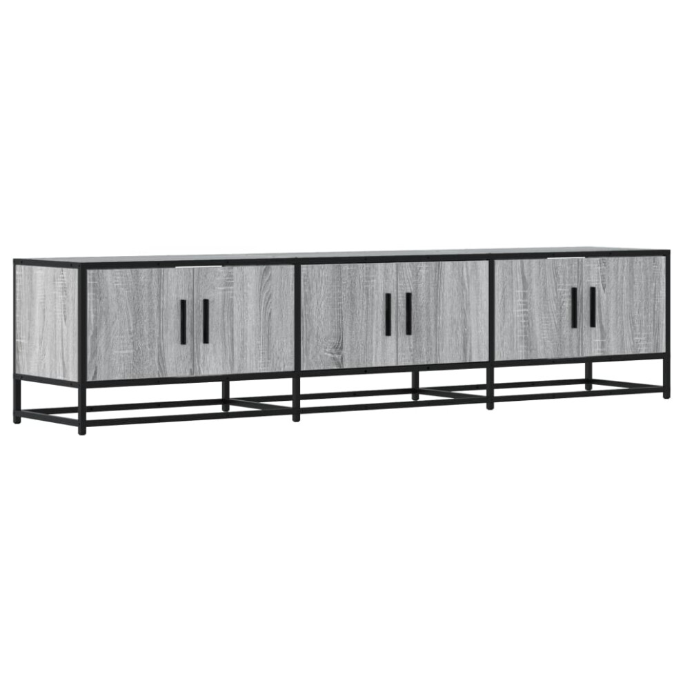 Vidaxl Tv Cabinet Tv Stand Media Cabinet Tv Unit Grey Sonoma Engineered Wood