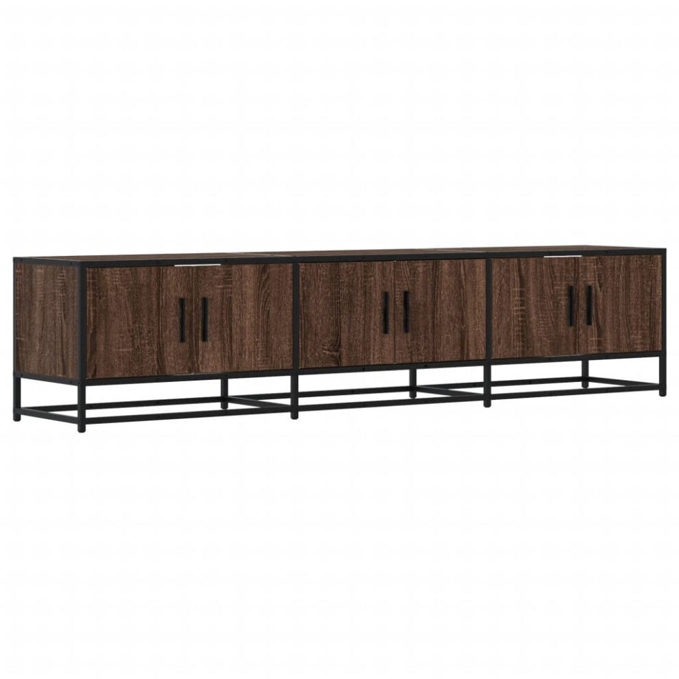 vidaXL TV Cabinet TV Stand Media Cabinet TV Unit Brown Oak Engineered Wood