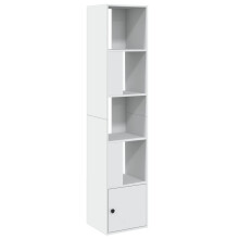 (white, 40 x 36 x 189 cm) vidaXL Bookcase Bookshelf Book Rack Storage Cabinet Cupboard Engineered Wood