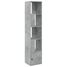 (concrete grey, 40 x 36 x 189 cm) vidaXL Bookcase Bookshelf Book Rack Storage Cabinet Cupboard Engineered Wood
