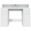 VidaXL vidaXL Desk with LED Lights Writing Table Working Table White Engineered Wood 6